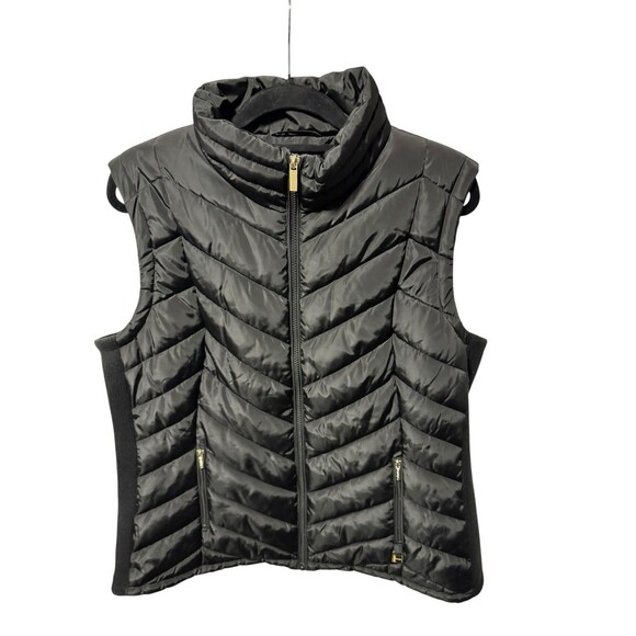 Calvin Klein Puffer Vest Womens SizeXL Black Full Zip - Picture 3 of 14